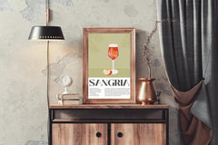 Traditional Red Sangria Wall Art