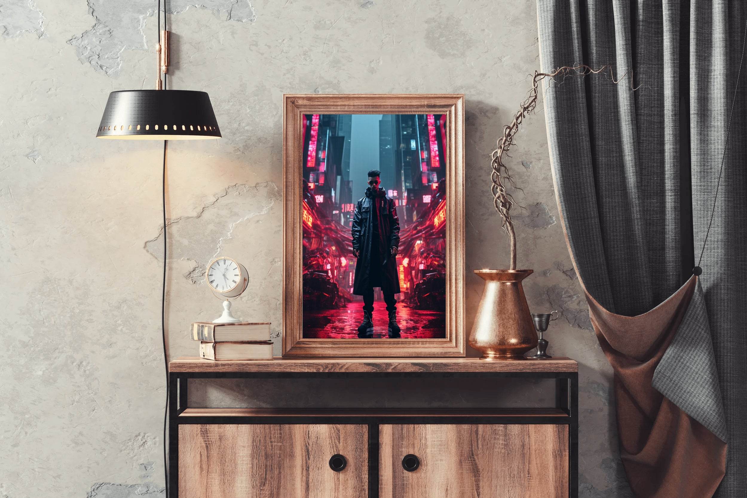 Cyberpunk Boy Wall Art - beink online art store