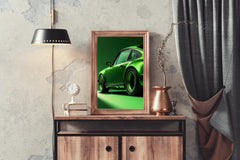 Porsche Carrera Coupe Green Wall Art