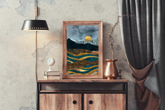 Coastal Dreamscape Modern Wall Art