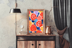 Painting Roses Wall Art - beink online art store