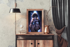 Anime Boy In Space  Wall Art