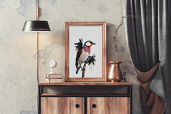 Colorful Bird Wall Art