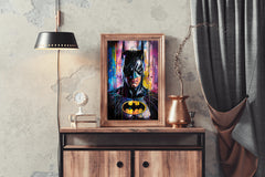 Painting of Batman-The iconic DC Comics Superhero