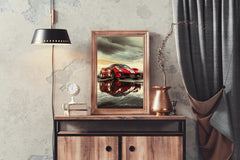 Ferrari488 Pista Red Wall Art