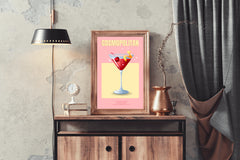 Cocktail Cosmopolitan Wall Art