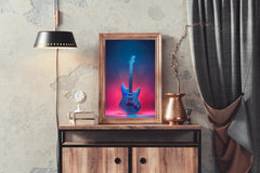 Jazz Electric Guitar Wall Art