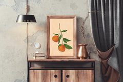 Fruit Tree Branch With Oranges Wall Art