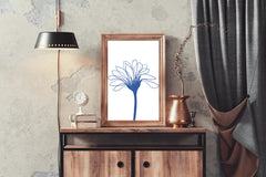 Blue Agapanthus Wall Art