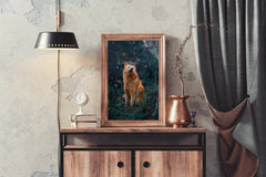 Finnish Spitz Animal Wall Art - beink online art store