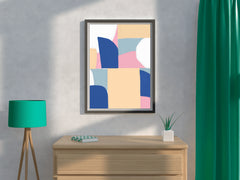 Abstract Geometric Shapes Wall Art