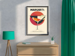 Red Margarita Cocktail Wall Art