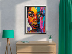 African Woman Wall Art