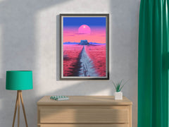 Pink Dream Farm Wall Art - beink online art store