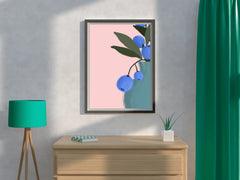 Blueberry Stem Wall Art