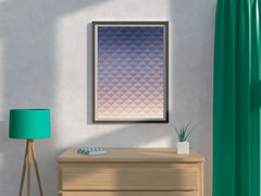 Check Pattern Abstract Wall Art