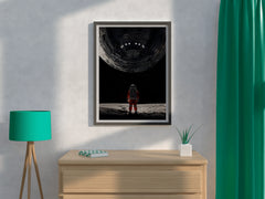 Master Flame Space Themed Classic Aesthetic Wall Art Poster for Living Room, Home & Wall Decor - Space | Astronaut | Earth | Science - beink online art store