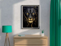 Panther with Golden Eyes Wall Art