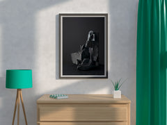 Still Life of Ashes Black & White Wall Art