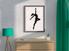 Black and White Dance Wall Art