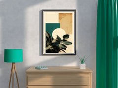 Modern Leaves Abstract Wall Art