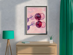 Glasses of Red Wine Wall Art