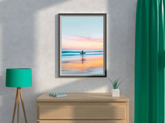 Sunset the Beach Wll Art