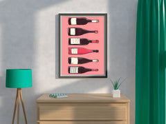 Wine & Cocktail Bottles Wall Art