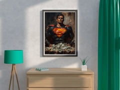 Premium Painting of Superman