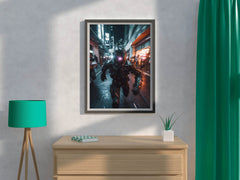 Cyberpunk Robot Vigilum Wall Art - beink online art store