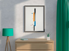 Creative Tower Shape Abstract Wall Art