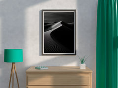 Desert Night Black & White Wall Art