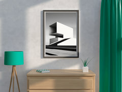 Black And White Villa Wall Art