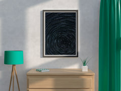 Night Sky Timelapse Abstract Wall Art