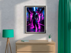 Neon Ninja Warrior Cyberpunk - beink online art store
