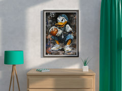 Basketball  Streetwise  Donald  Duck Wall Art