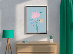 Painting Fantasy Flowers Wall Art