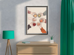 Vixie Cocktail Party Wall Art