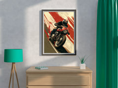 Motorcycle Race Wall Art