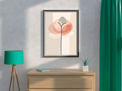 Light Colors Flower Painting Abstract Wall Art