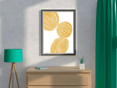 Yellow Braid Wall Art