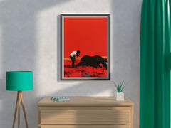 Sick Black Horse Wall Art