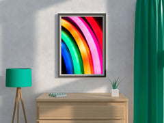 Multicolor Lines Abstract Wall Art