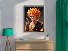 Natsu Dragneel Anime Wall Art - beink online art store