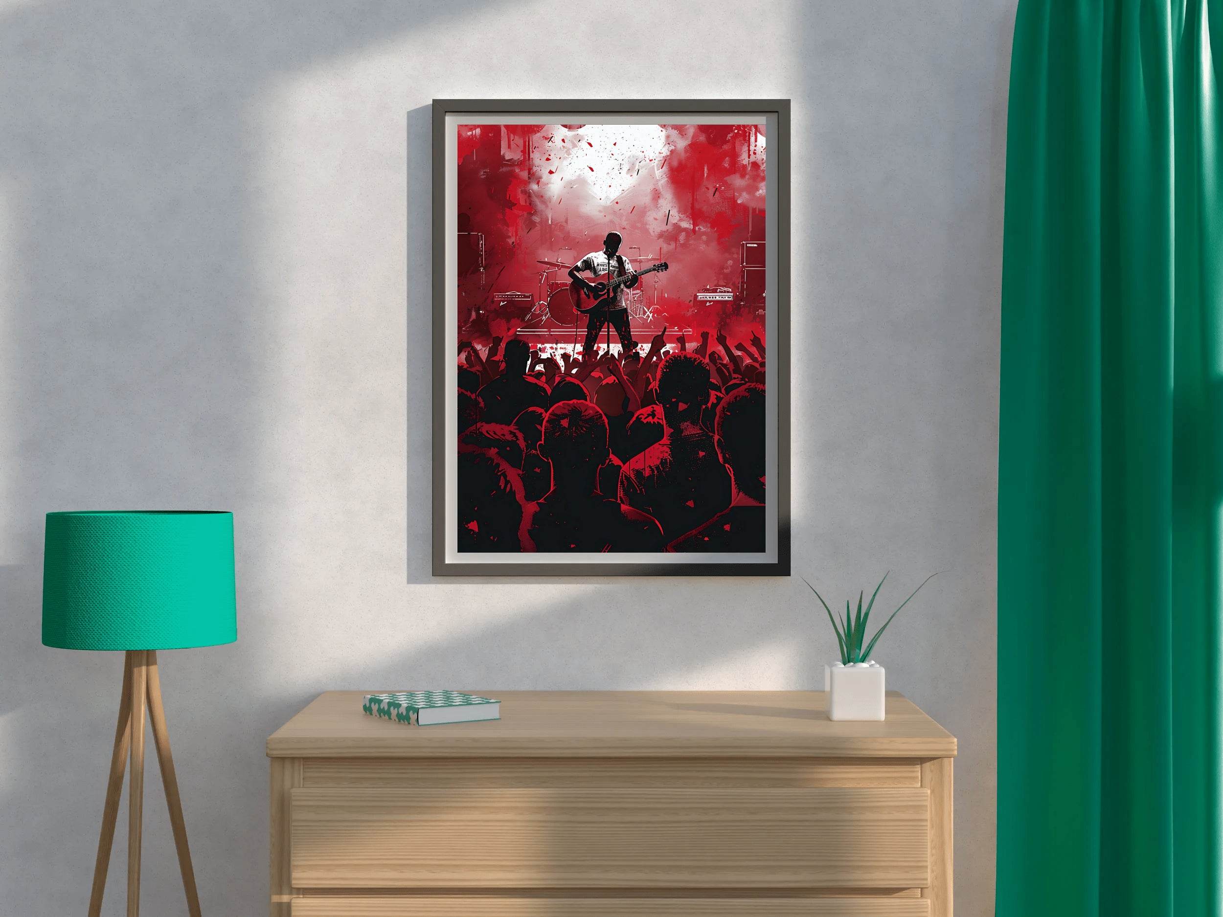 Heavy Metal Music Concert Wall Art - beink online art store