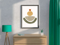 Minimalistic Vector Shape Abstract Wall Art