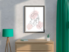 Smoking Woman Wall Art