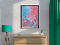 Liquid Waves Abstract Wall Art