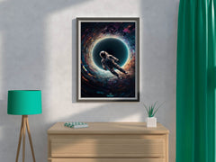 Astronaut Encountering a Black Hole Wall Art - beink online art store