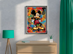 Watecolor Mickey Mouse Wall Art